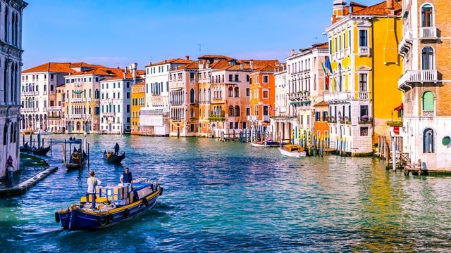 Βάθος καναλιών στην Βενετία, Ιταλία