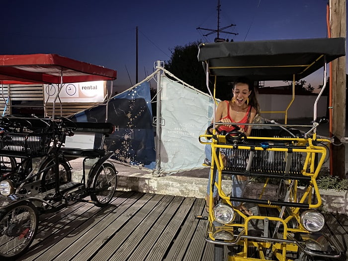 Ενοικιαζόμενα ποδήλατα, τετραθέσια, διθέσια, Θεσσαλονίκη