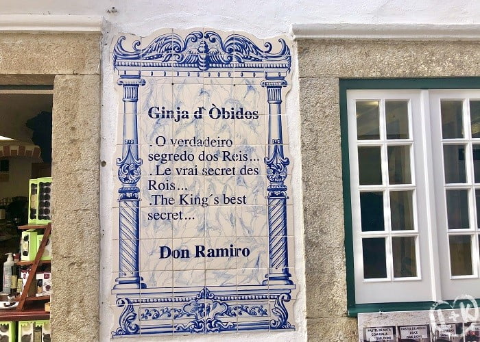 Ginja, ginjinha, Óbidos em Portugal.