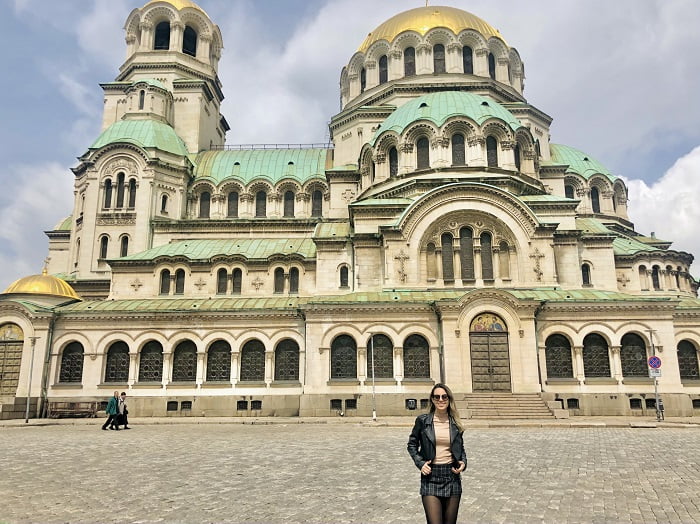 Αξιοθέατα στη Σόφια: Καθεδρικός ναός Αλεξάντερ Νιέφσκι, Ρωσική εκκλησία με χρυσούς τρούλους