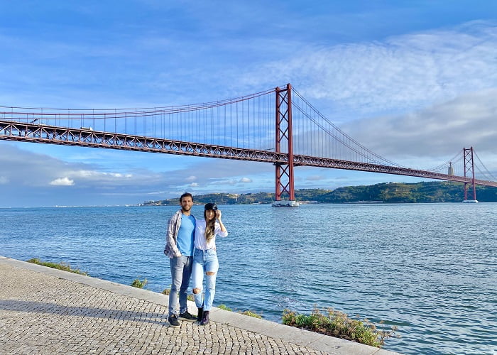 Λισαβόνα αξιοθέατα: Γέφυρα της 25ης Απριλίου που μοιάζει με την γέφυρα του Σαν Φρανσίσκο