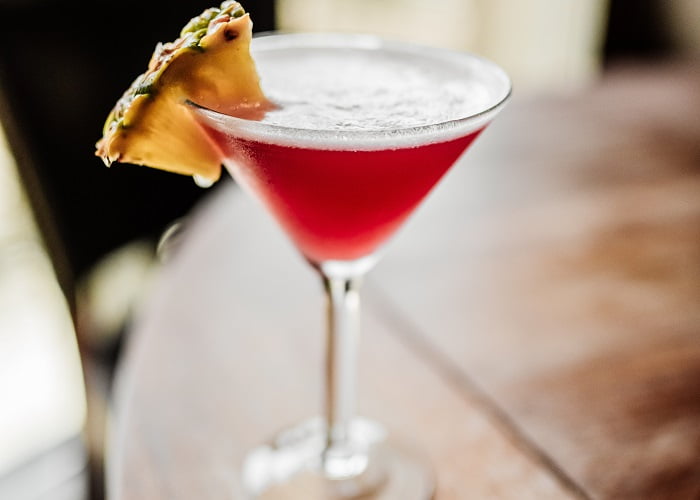Κοκτέιλ σε ποτήρι Μαρτίνι: French Martini