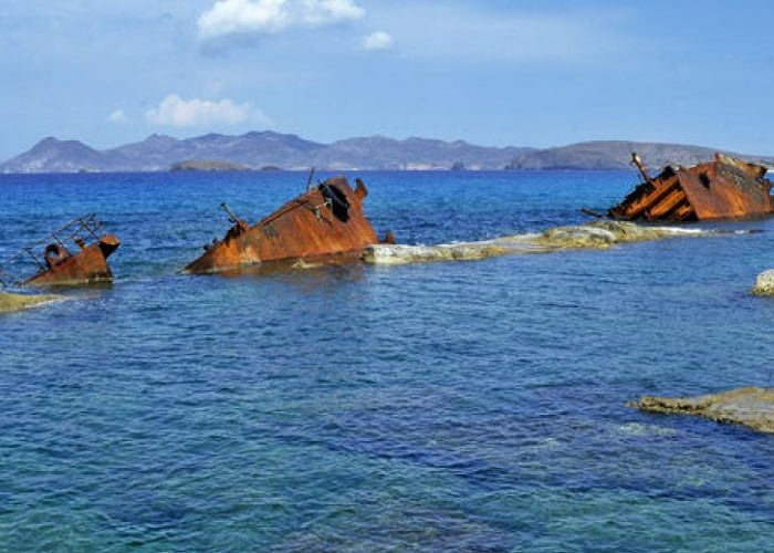 Το ναυάγιο στην παραλία Σαρακήνικο