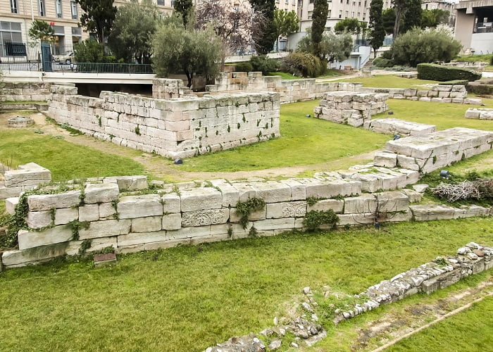 Ερείπια από την αρχαία πόλη στη Μασσαλία που ίδρυσαν οι Έλληνες