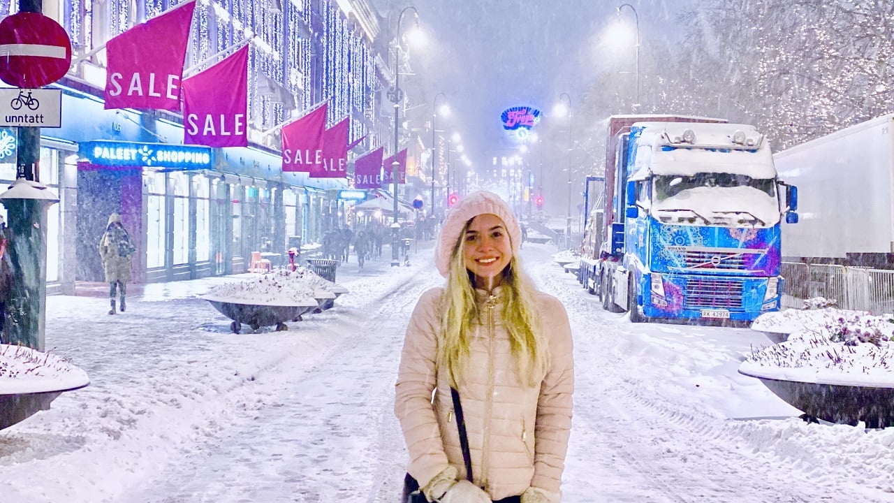 Όσλο: Το χιονισμένο κέντρο στην πρωτεύουσα της Νορβηγίας